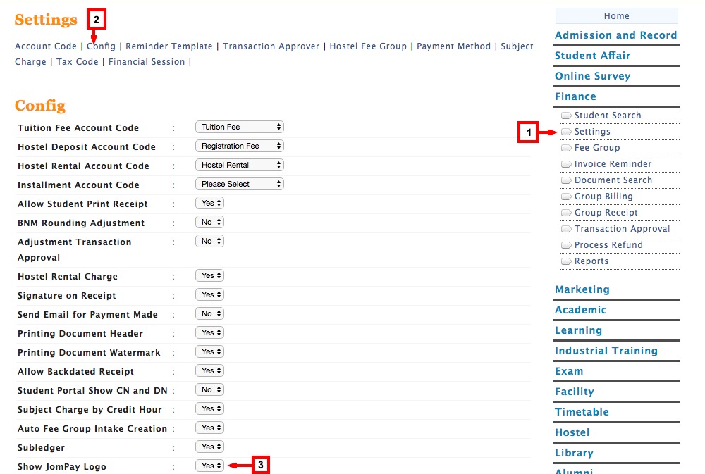 How to Setup JomPAY logo invoice?